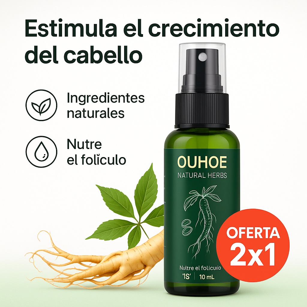 ¡Oferta 2X1! Tonico Capilar-Crecimiento natural