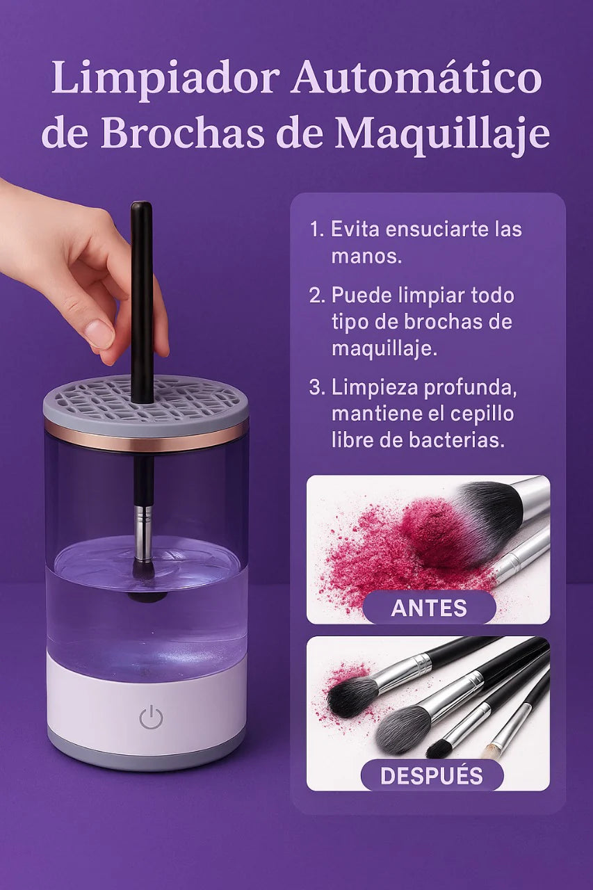 Limpiador De Brochas De Maquillaje
