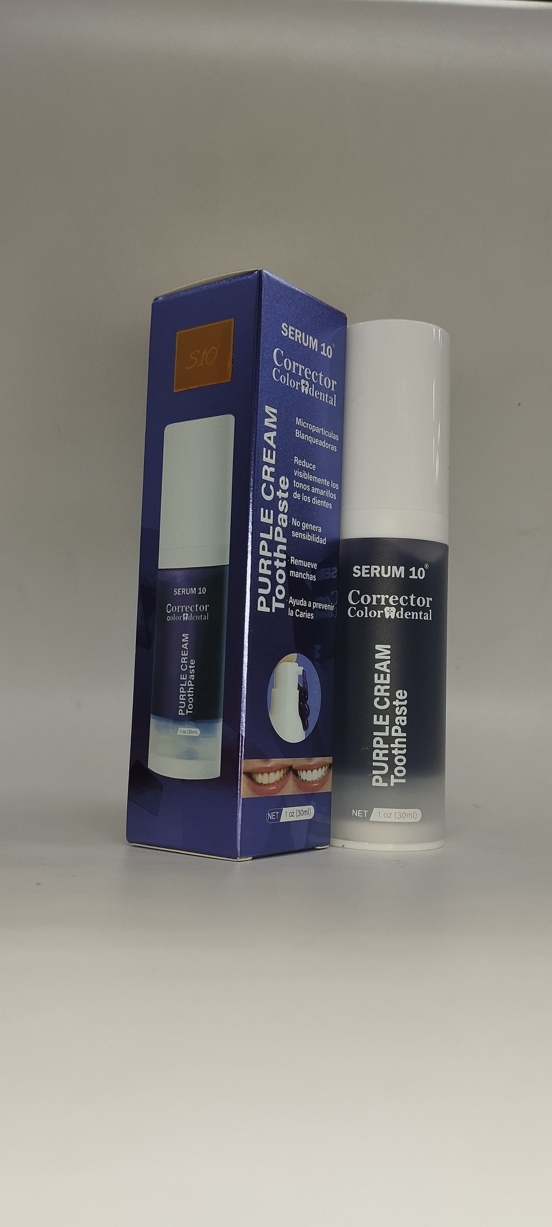 CREMA DENTAL MORADA BLANQUEADORA