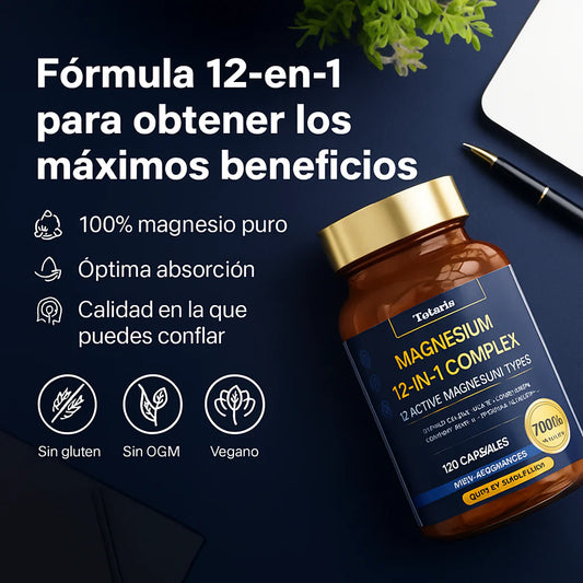 MAGNESIO 12 EN 1  CON 30 CAPSULAS