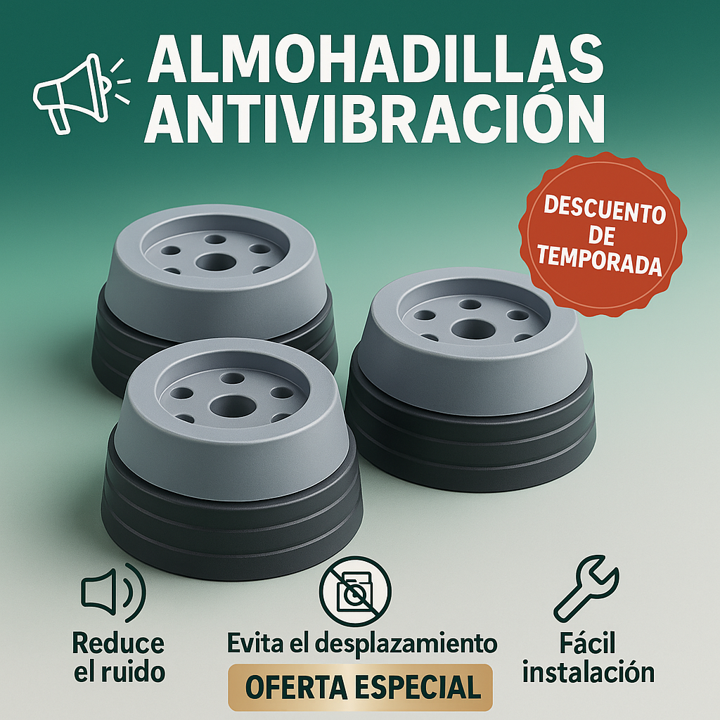 Almohadillas antivibración - !SET X4 unidades!