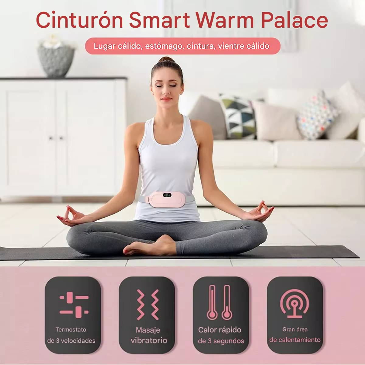 TermoRelief® Cinturón para Cólicos Menstruales